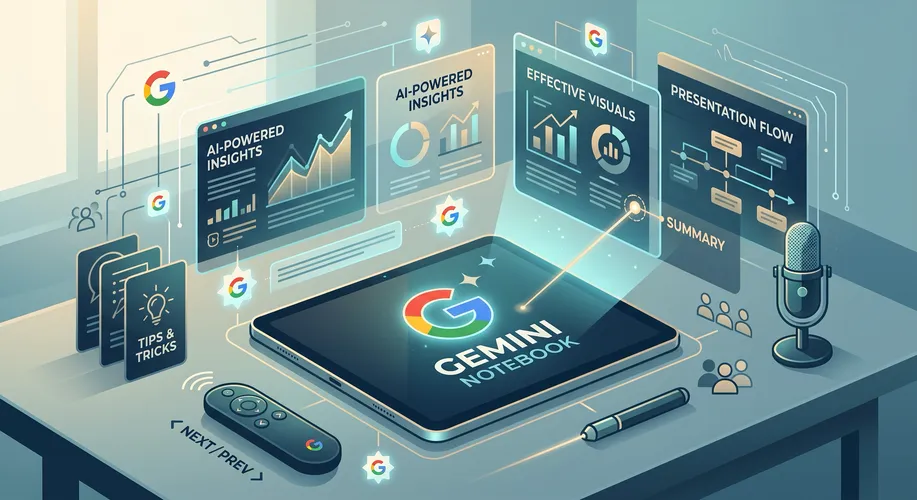如何精準控制 Gemini Notebook 生成的簡報內容與版型